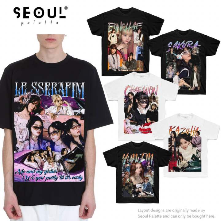 Le Sserafim Shirt Chaewon Le Sserafim Yunjin Le Sserafim Sakura ...