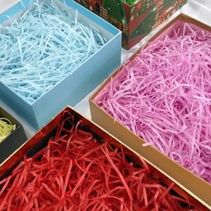 Giấy rơm lót trang trí hộp quà túi 10g nhiều màu sắc | Xiaoxingyarn