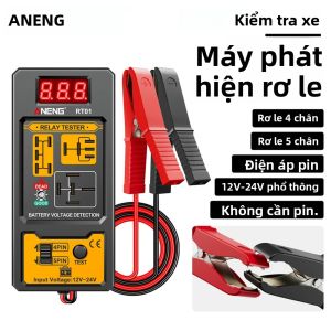 Máy Kiểm Tra Rơle ANENG RT01 11-25V Máy Dò Điện Áp Ắc Quy Ô Tô Đèn Báo LED Dụng Cụ Chẩn Đoán Cho Phân Tích Động Cơ Và Máy Phát Điện