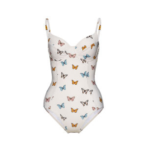Atlantic Beach | New Style Butterfly Belly Cover One-Piece Swimsuit