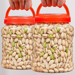Original Color Salt Baked Pistachios 500g Bag No Additives Pure Flavor Snacks 5 Cans Packaged under Normal Temperature