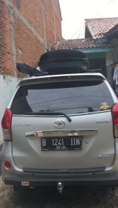 Paket Promo Roofbox Slim Bahan ABS dan Crossbar Premium Jepit Bodi Mobil