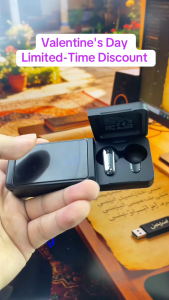 MINISO MS120 3 in 1 Bluetooth Earbuds Wireless TWS Earphones Power Bank Flashlight Multifunction Headphones HiFi Stereo Bass Noise Cancelling HD Call Long Battery Portable Charging Case Wireless Earbuds for Travel Outdoor