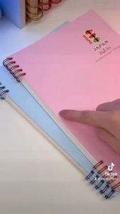 Sổ KLONG Dash Line lò xo kép 2 đầu B5 120 200 trang MS 506 507 - Giấy kẻ ngang nét đứt 100gsm chống thấm nhòe