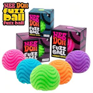 Stress Relief Squeeze Blind Box Nee Doh Fuzz Ball Sensory Squeeze Toy Textured Stress Relief Fidget Ball for Gift