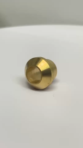 60B ตาไก่หัวเห็ดทองเหลือง ข้อต่อ ต่อตรง ข้อต่อแอร์