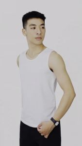 Áo lót nam thấm hút mồ hôi Thái Khang loại vải 100% cotton hồ lạnh ATK11+ATK24