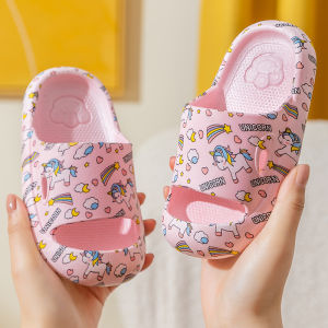 My Little Pony: Friendship Is Magic Girl Cute Slippers Summer Indoor Non Slip Soft Bottom Bath Boys Kids Baby Sandals Children