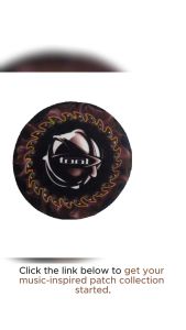 THE CLASH AND TOOL BANDS IRON ON PATCHES