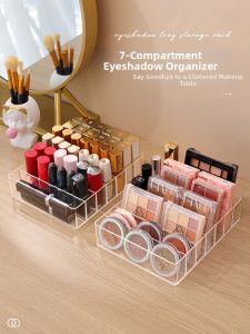AOQILA | Transparent Acrylic Desktop Divided Makeup Organizer Storage Box