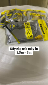 Dây Cáp Máy In 1.5m ARIGATO Chống Nhiễu Hàng Chính Hãng Chất Lượng Cực Tốt - Bảo Hành 6 Tháng