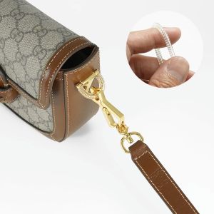 For Women Bag Hardware buckle Transparent Elastic Retainers Protection Circle scratch resistant open spring buckle strap Accessories