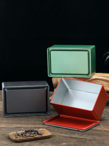 Hộp Đựng Trà Vuông Bằng Sắt Phong Cách Trung Hoa Hộp Đựng Trà Nhỏ Đựng Trà Đen Và Trà Trắng Hộp Đựng Trà Đựng Trà Phổ Thông