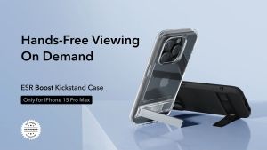 Ốp Lưng cho iPhone 15 Pro Max ESR Boost Kickstand Phone Case - Hàng Chính Hãng
