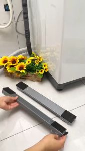 2PCS/SETS Extendable Furniture Appliances Rollers Mover Tools with 24 Roller for Heavy Washing Dryer Machine Refrigerator for Mobile Wheels Strong Base Stand Hold Up to 500KG