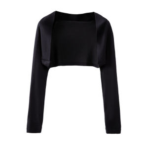 เสื้อเชิ้ตฤดูร้อนถักสไตล์ฝรั่งเศสพร้อมสายสะพายข้างคาร์ดิแกนลําลองแขนยาวเข้ารูปพอดีตัวสําหรับผู้หญิง