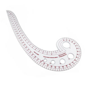 【New Arrival】Plastic Transparent Tailor French Curve Sewing Ruler Comma Shaped Rulers