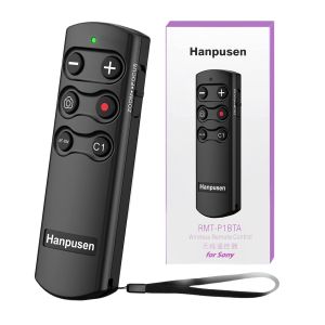 Hanpusen RMT-P1BTA Camera Remote Wireless Shutter Release Take Photos and Videos for Sony ZV-1F A7RV A7IV ZV-E10 A6700 A7CR
