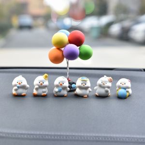 Car Central Control Screen Computer Monitor Cute Lamb inside the Car Decoration Supplies Ornament Decompression Little Doll
