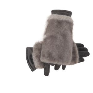 Winter Warm Thickened Windproof Touchscreen Suede Gloves for Cycling Driving Outdoors Sports Cold Protection Full Finger