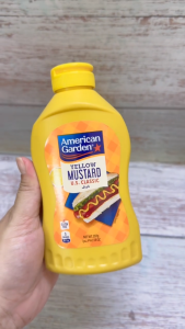CHAI LỚN 397g + MÙ TẠT VÀNG MỸ AMERICAN GARDEN Yellow Mustard (HALAL)