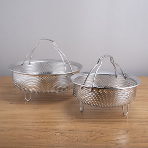 เตาต้มสตีฟเฟนสตีล 304 หนา พร้อมที่จับ เตาต้มข้าวไฟฟ้า อุปกรณ์ทำอาหารในครัว เตาต้มข้าวโพด ตะกร้าต้ม