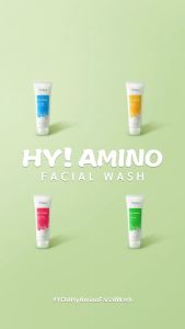 YOU Hy! Amino Glo-Win Brightening Facial Wash 50gr & 100gr