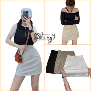 Váy Lưng Cao vải Kaki dày mát 506