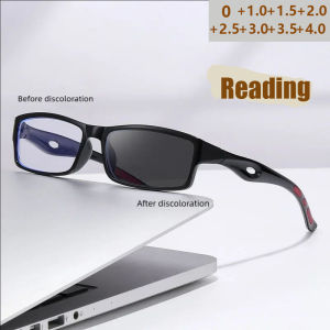 Light-discolored Multi-focus Dual-purpose Reading Glasses For Elderly Autozoom Reading Glasses 8891