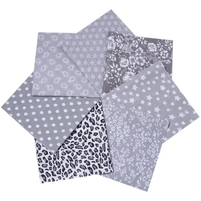 7pcs/lot 25mm 7Colors Square Patchwork Cotton Fabric Plain Weave Fabric For Jewelry Making DIY Handcrafts Sewing Supplies