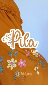 Mukena Sutra Adem Mukena Sulam Handmade Mukenah Dewasa Unik Pila series by Malaikamoza