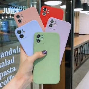 QAWSEDR Case For VIVO Y11 Vivo 1906 Phone case Simple solid color silicone Includes lanyard