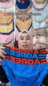 Celana Dalam Pria Katun Desain Sporty & Nyaman