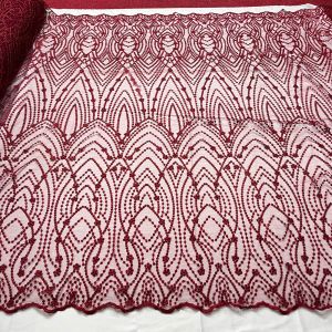 Murah! tulle bordir tebal bahan kebaya terbaru motif elisab baru