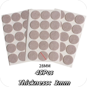 8 New Styles Self Adhesive Felt Chair Leg Pads Floor Protectors Furniture Legs Covers Mute Anti-Slip Pads Furniture Accessorie