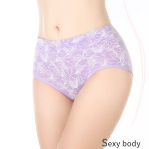 Extra Large Size Extra Large Size Extra Plus Size Pure Cotton Underwear Womens Mid Waist Chubby Girl Large Fat Woman Middle-Aged Women Mom Shorts