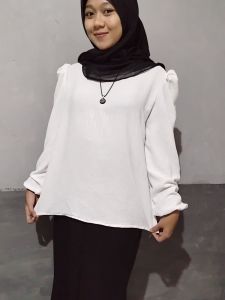 Atasan blouse mika crinkle Airflow