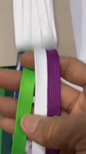 สายเชือกทอแบนขนาด1เซนติเมตร ยาว3เมตร เชือกโพลีฯมีความแข็งแรงใช้ทำสายคล้องแมส สายคล้องบัตรเชือกอเนกประสงค์ เชือกDIY มีหลากสี เกรดA