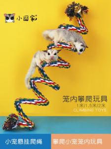 Squirrel Monkey Toy Rope for Pet Care Training Hanging Vine Toys Parrot Squirrel Play Equipment Small Pet Food And Supplies