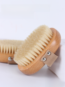 Bàn Chải Tắm Mềm Bristle Chải Rửa Người Khô Massage Dụng Cụ Chăm Sóc Cá Nhân Dụng Cụ Vệ Sinh Gia Dụng