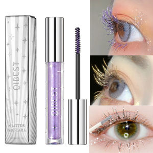 Diamond Mascara Shining Galaxy Sequins Quick Dry Lengthen Shimmer Mascara Sweat Proof Gold Silver Purple Glitter Eyelashes Makeup