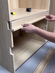 Invisible Embedded Handle Slotting Template For Wardrobe Kitchen Handle Cabinet Door No Handle Needed Slot Positioning Tool