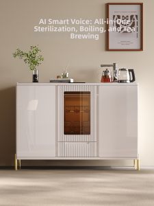 Wooden Drink Station Cabinet small