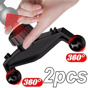 2Pcs Upgraded Universal 17mm Ball Head Phone Holder Dual Clip Design Compatible with Most Cars for Two Smartphones