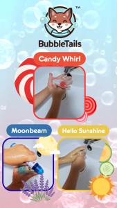 Hello Sunshine BubblePen by BubbleTails Creative Handwash Soap for Kids | Fun Handwashing Activity