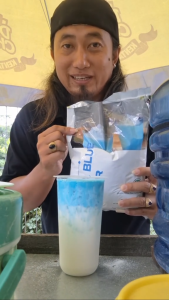 Bubuk Minuman Premium Vanilla Blue 1Kg || Jakarta Bubble Drink