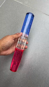 Acrylic Tri Color Bubble Car Shift Gear Knob High Quality Made in Thailand High Quality