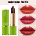 Son dưỡng môi nha đam VIBELY 3 in1 dưỡng ẩm, lâu trôi, khử thâm môi, son dưỡng môi 3 trong 1. 