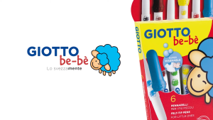 Giotto Bebe Super Fibre Pens - 6 Assorted Colors - Ideal for Kids - Made in Italy