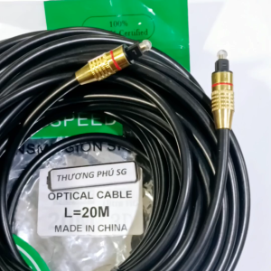 Cáp âm thanh Quang Optical Audio dài 20m / Cáp quang âm thanh Optical Cable Digital Audio